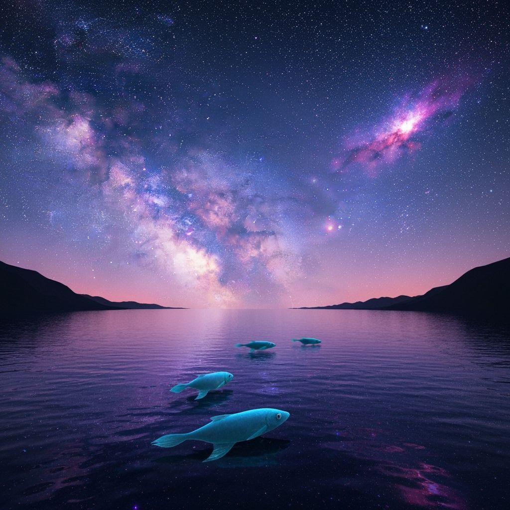 Cosmic Seams Swim in Milky Way Galaxy Lake