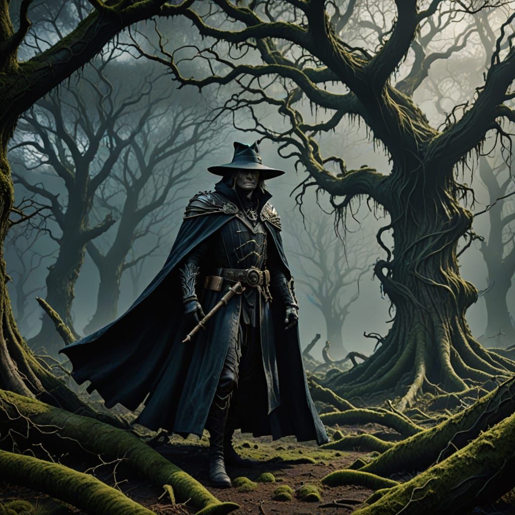 A Handsome King Meets a Wizened Woman in Enchanted Forest