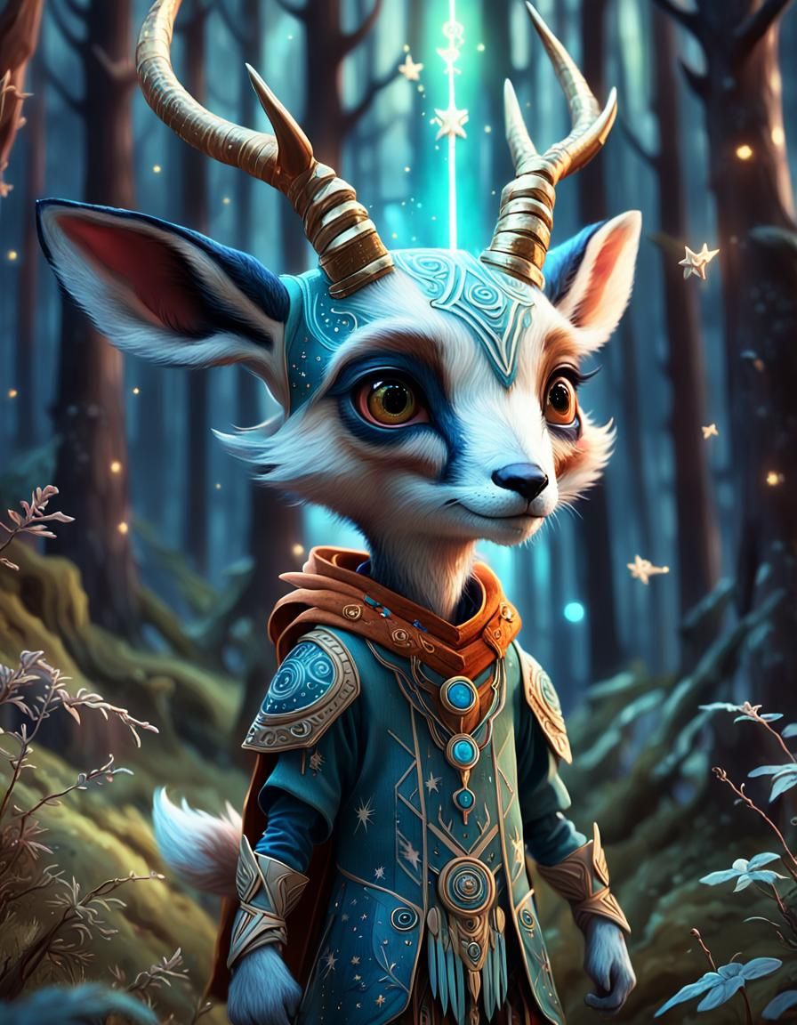 Anthropomorphic antelope