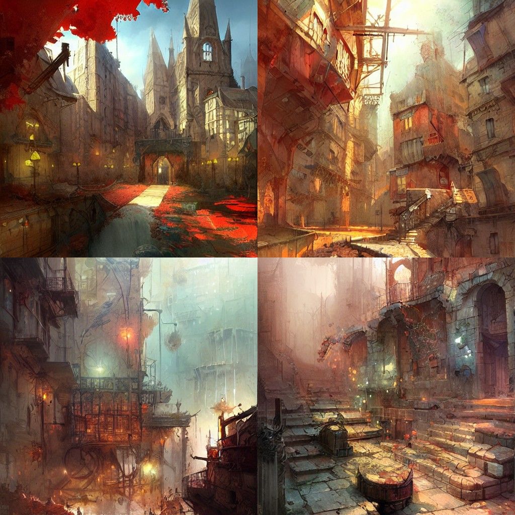 Sci-Fi Landscape Art