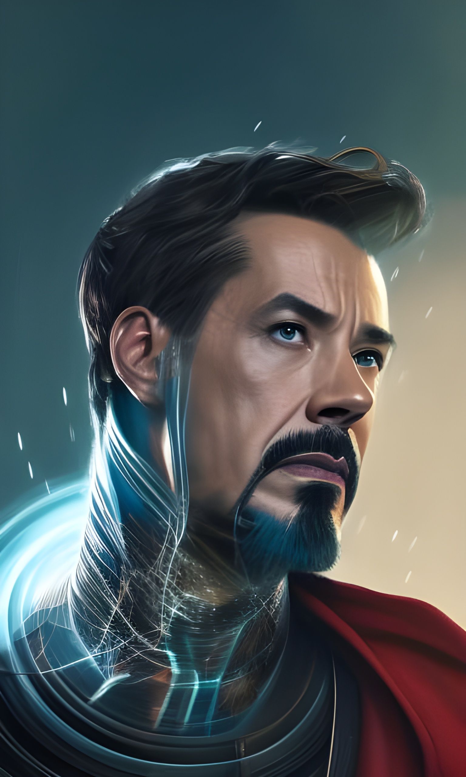 Iron Man / Dr. Strange Hybrid Portrait