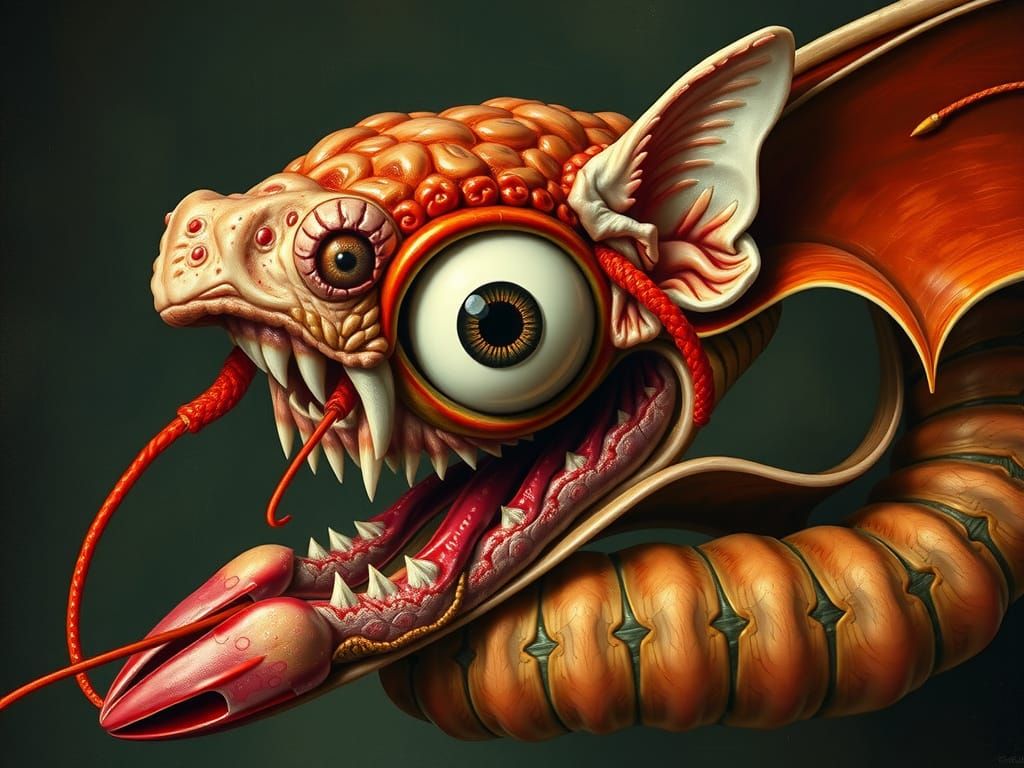 Horror Hybrid Creature Masterpiece