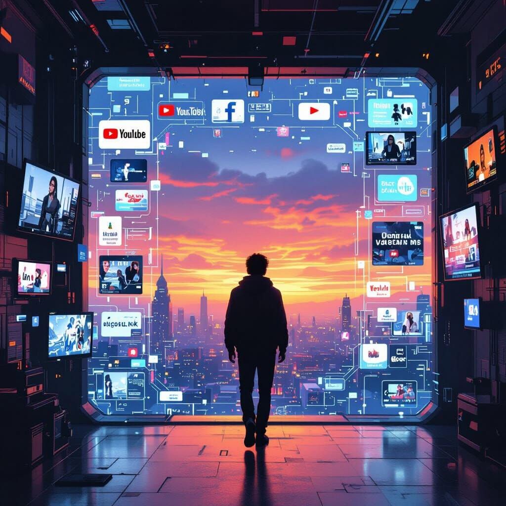 Digital Portal: Stepping into a Cyberpunk World