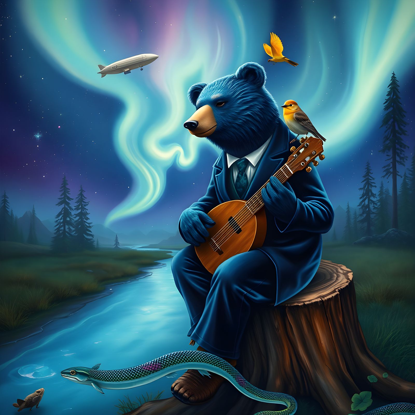 Alphabet Animals: Blue Bear and Electric Eel