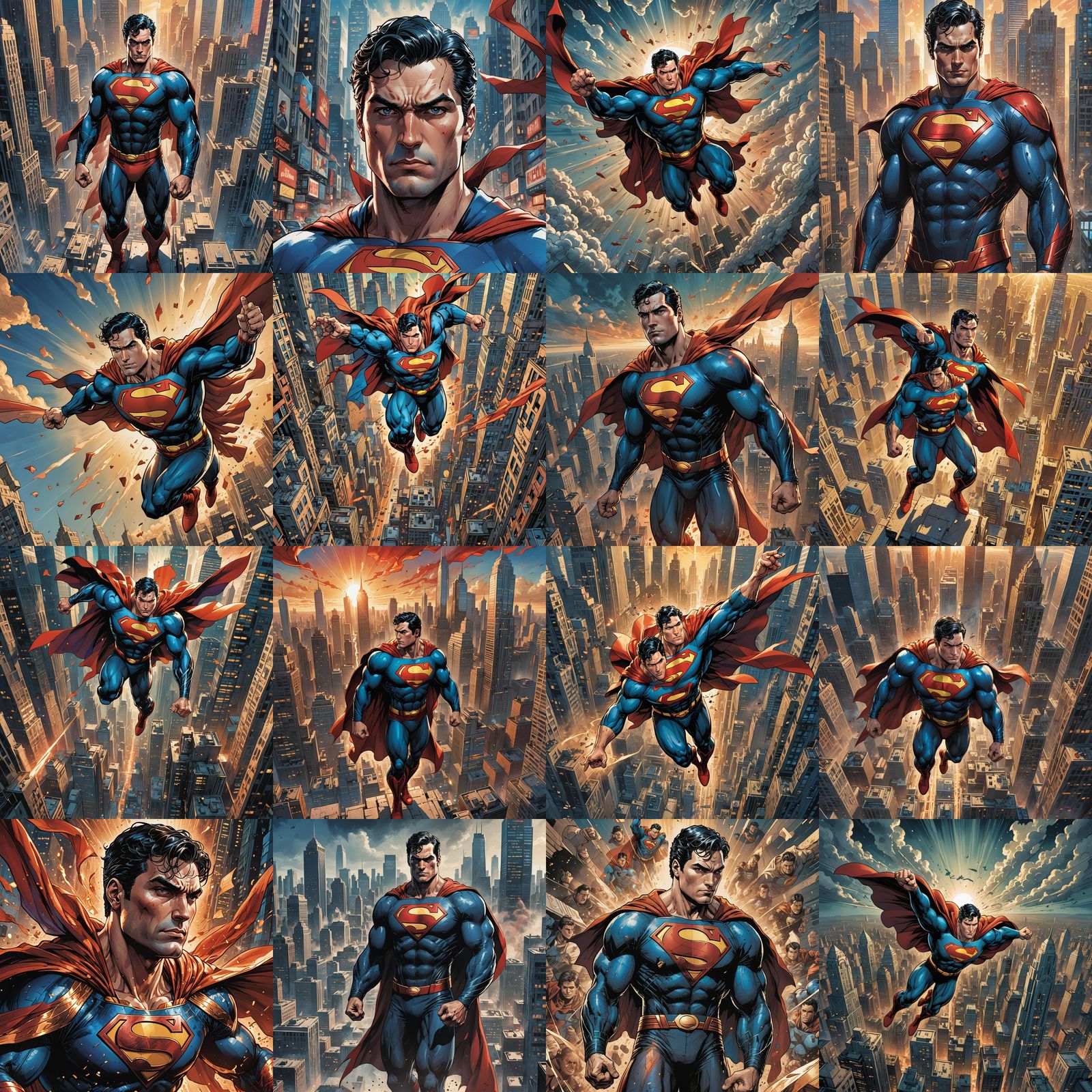 Superman in Flight: Modern Comic Book Art