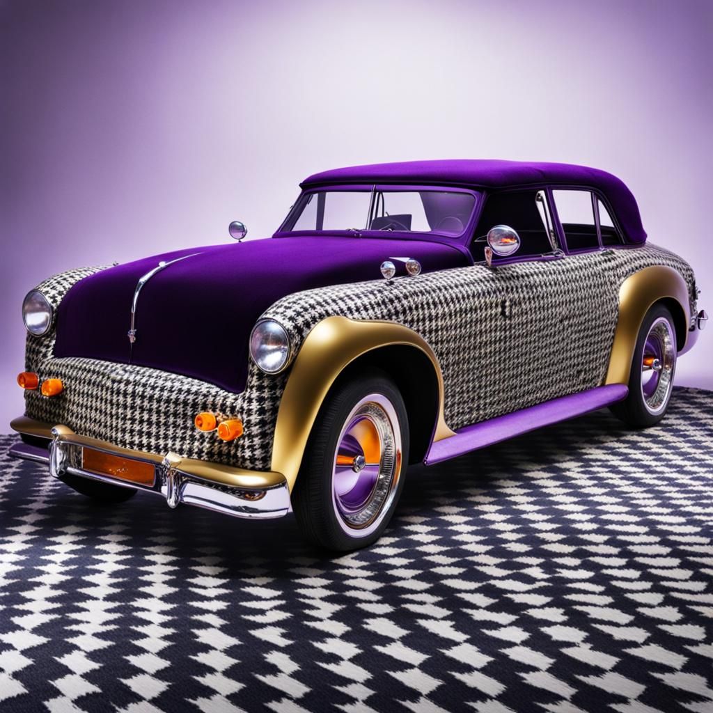 Absurd Furniture Mix: Houndstooth, Leopard, and Velvet