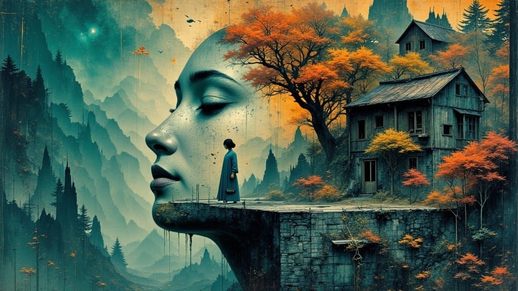 Divine Wonder Glimpsed: Surreal Concept Art