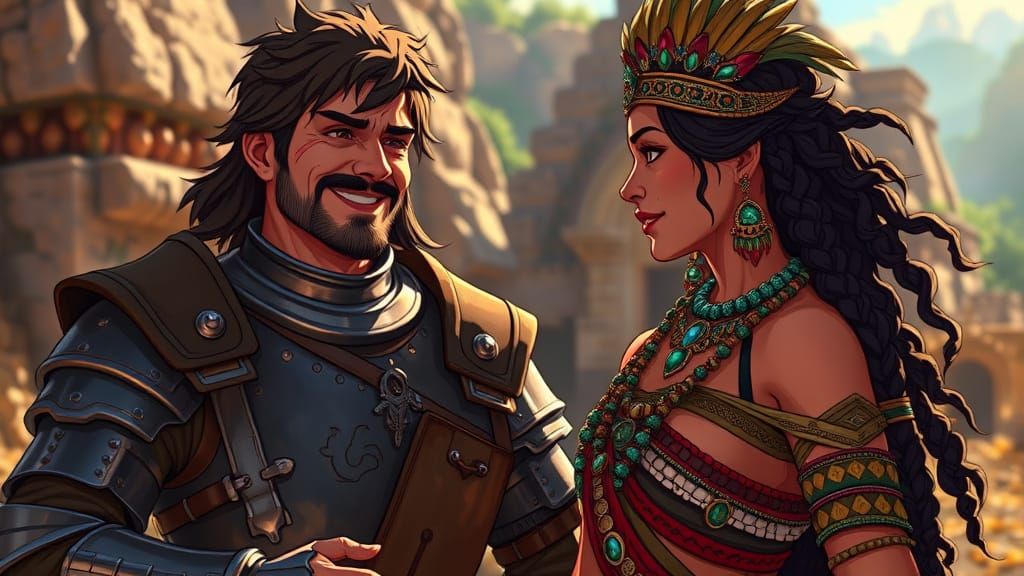 Conquistador's Affection: Cel-Shaded Anime Romance