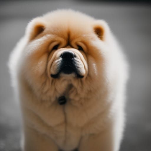 Chow Chow Portrait in Professional Photography Style
