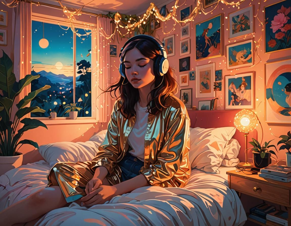 Golden hour Bedroom Pop.