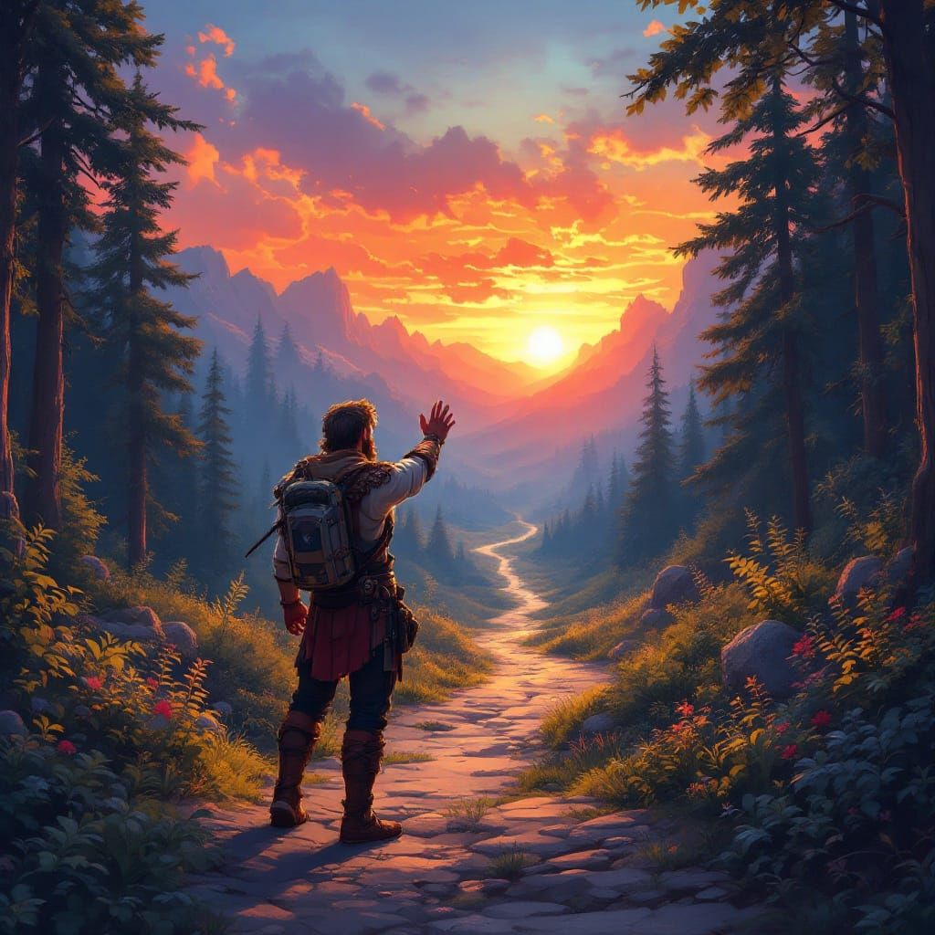 Paladin Bids Farewell in Sunset Paradise