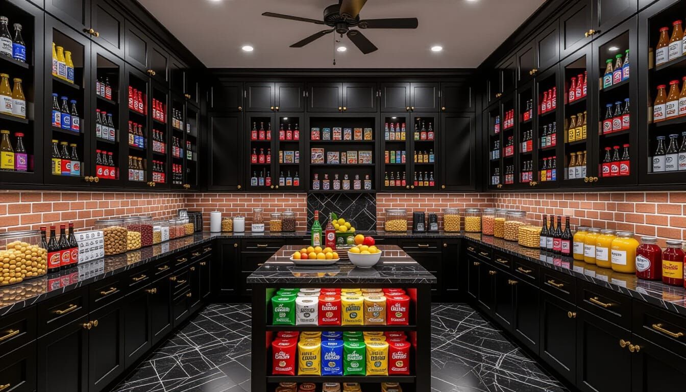 Victorian Storage Room Abundance in Maximalist Digital Style