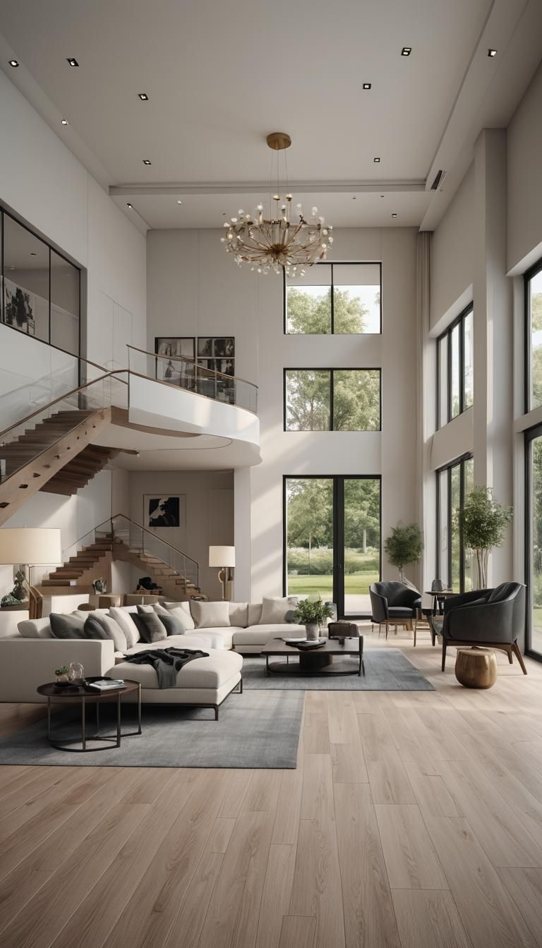 Luxury Minimalist Interior in Photorealistic 4K