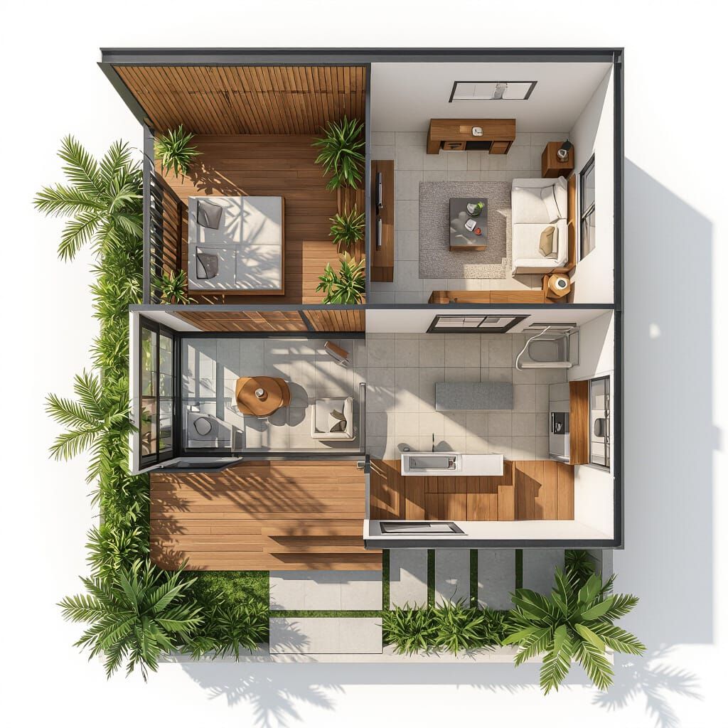 Modern Tropical Villa Architectural Visualization