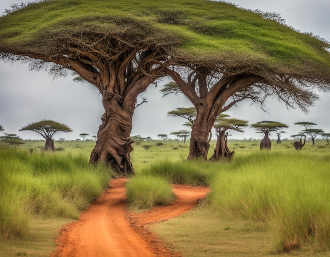 Contrasting Steppe and Jungle Landscape: Professional Photog...
