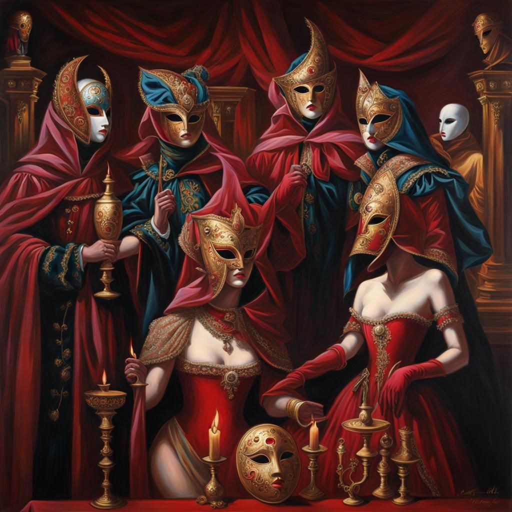 "The masque of the red death"