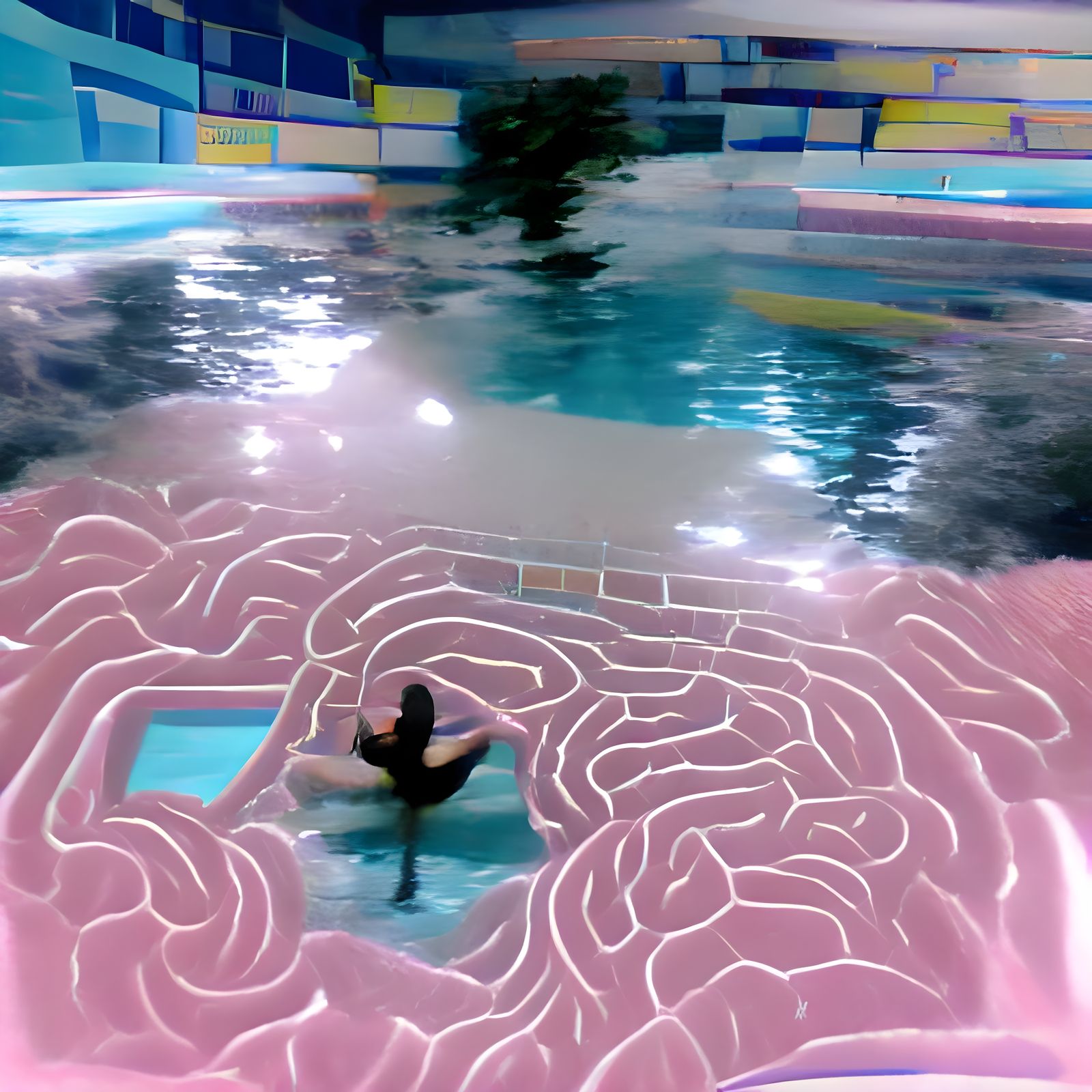 Surreal Pool Exists Only in the Mind
