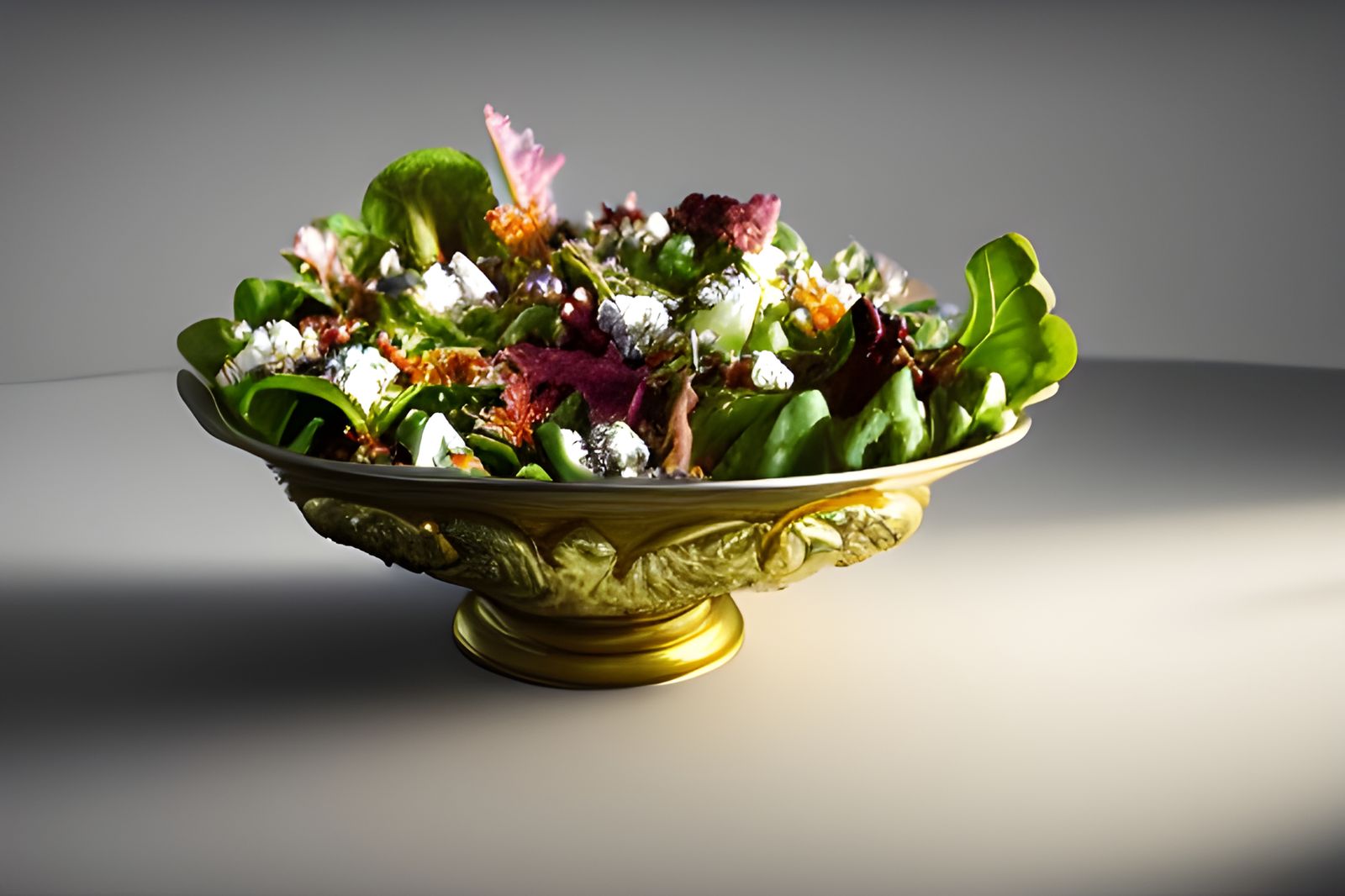 Surreal Fractal Lightning in Light Gold Hues