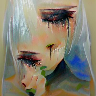 Sorrowful Mourning: An Oil Painting
