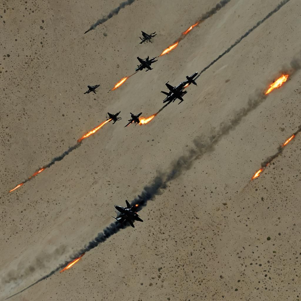 Striking Line of Fire Against Darkness