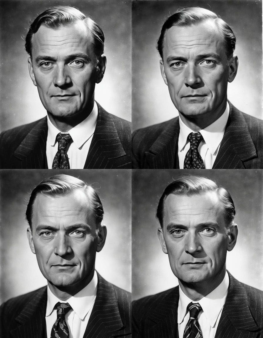 A German Man in a Suit: Late 1930s Portrait with a Sinister ...