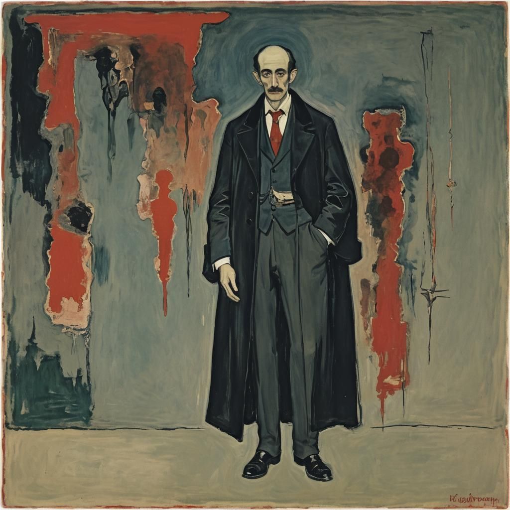 Vampire's Gift: Abstract Expressionist Painting