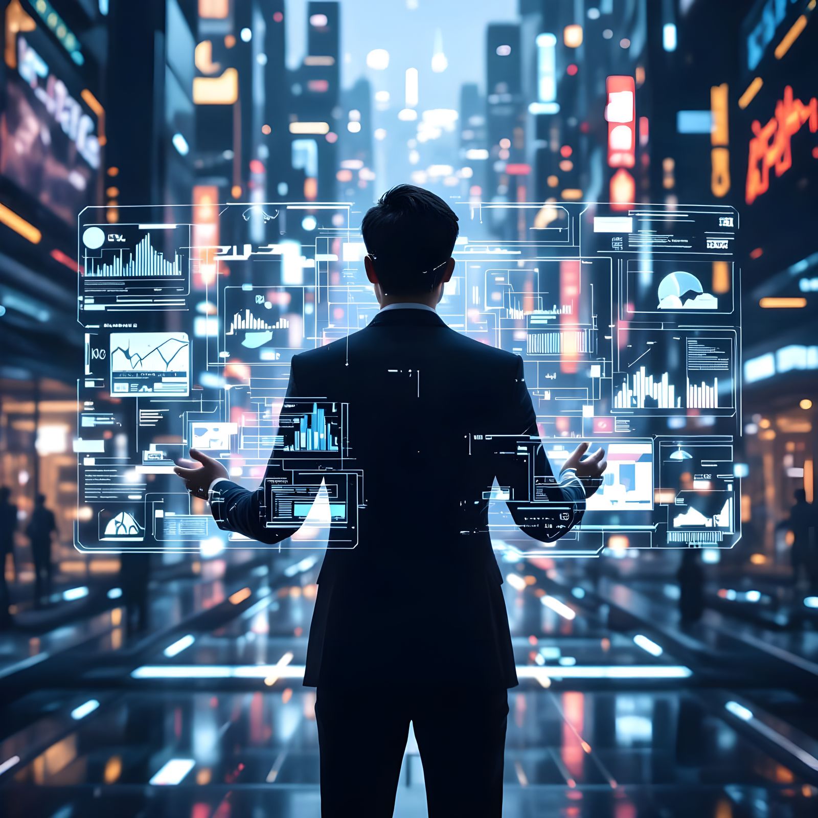 Economic Prodigy in Epic 3D Game Cinematic Style