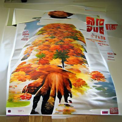 Autumn Tree Poster Art: A Huge Seasonal Display