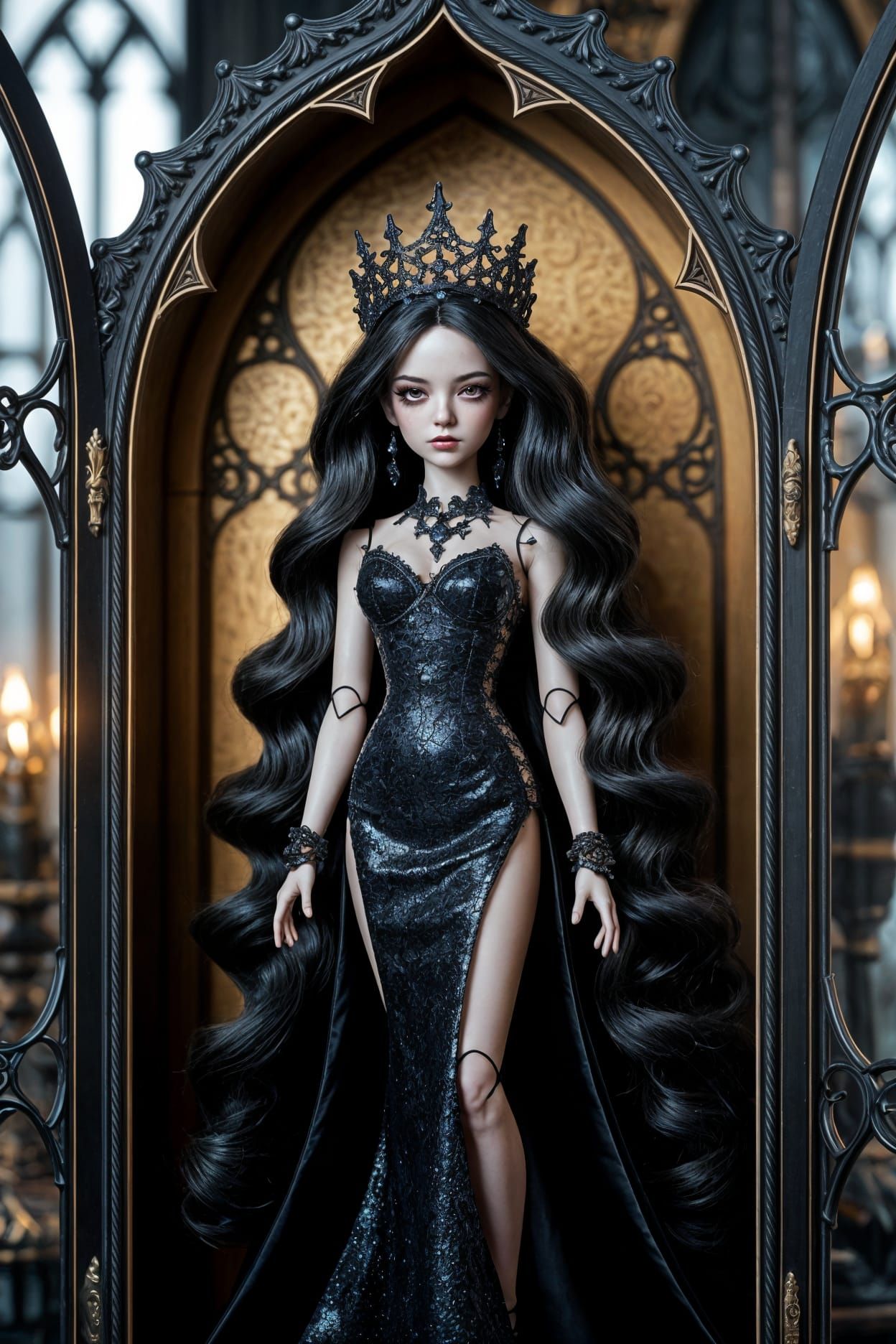 Gothic doll box
