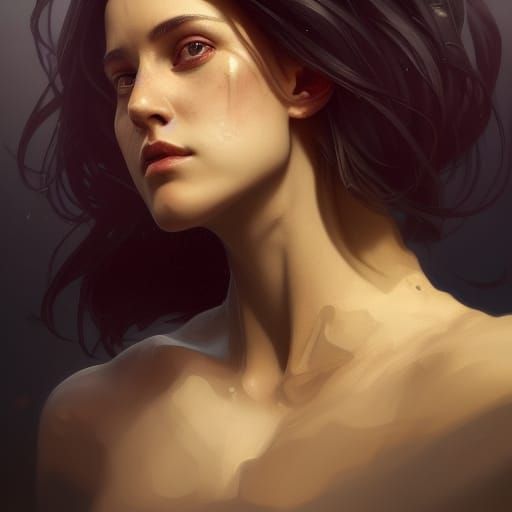 Sagittarius Portrait in Hyperdetailed Style