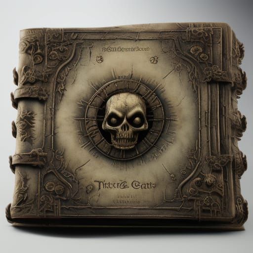 an ornate book cover