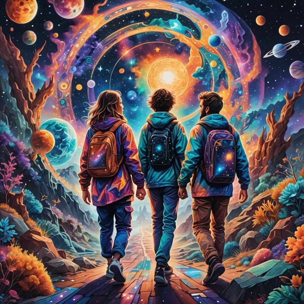 Friends Discovering Life's Purpose in Divided World