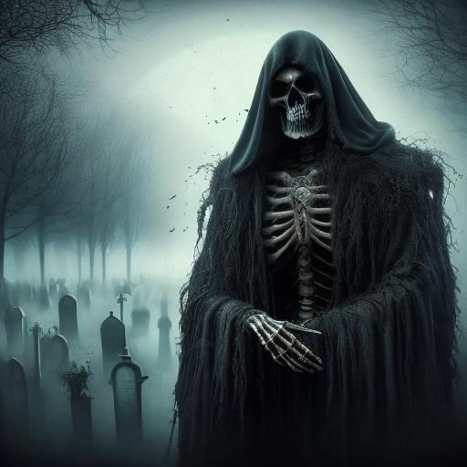 At the Grim Reaper's retirement Ceremony