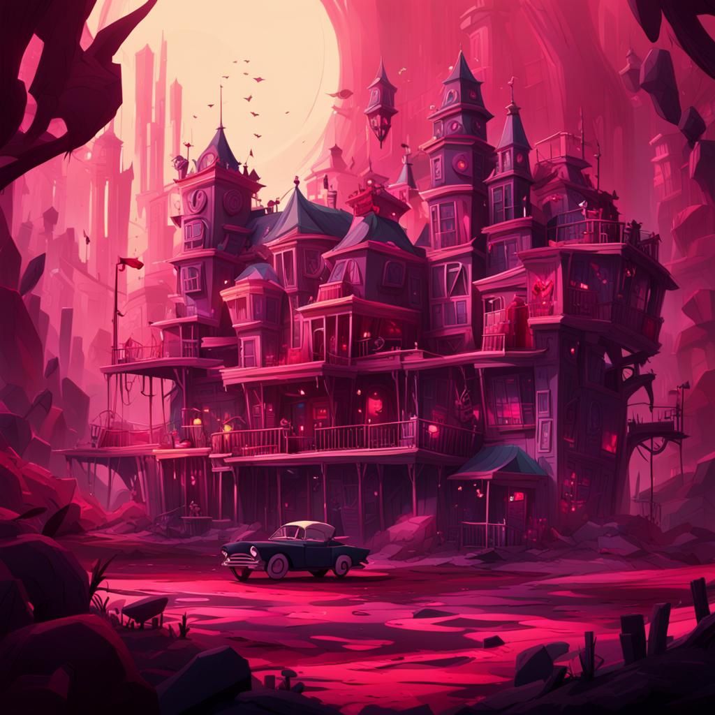 Hazbin Hotel: Epic Cinematic Digital Matte Painting