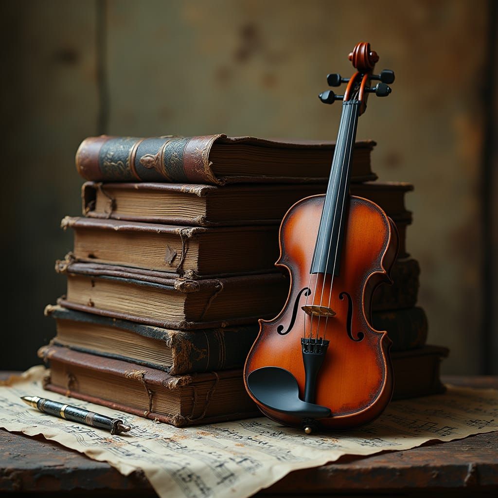 Ancient Tomes Meet Melancholic Music in a Haunting, Mystical...