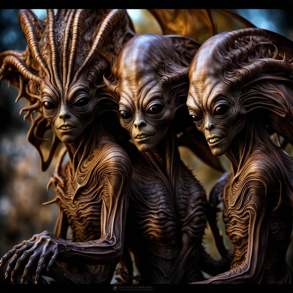 Photorealistic Aliens: Fashionable, Detailed, and Expressive