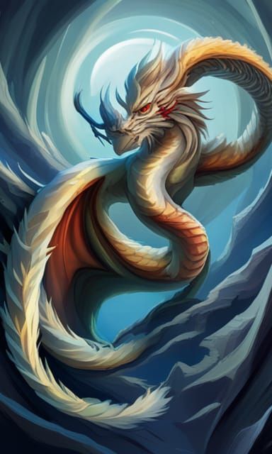 Dragon Phoenix Hybrid: Mythical Creature Design