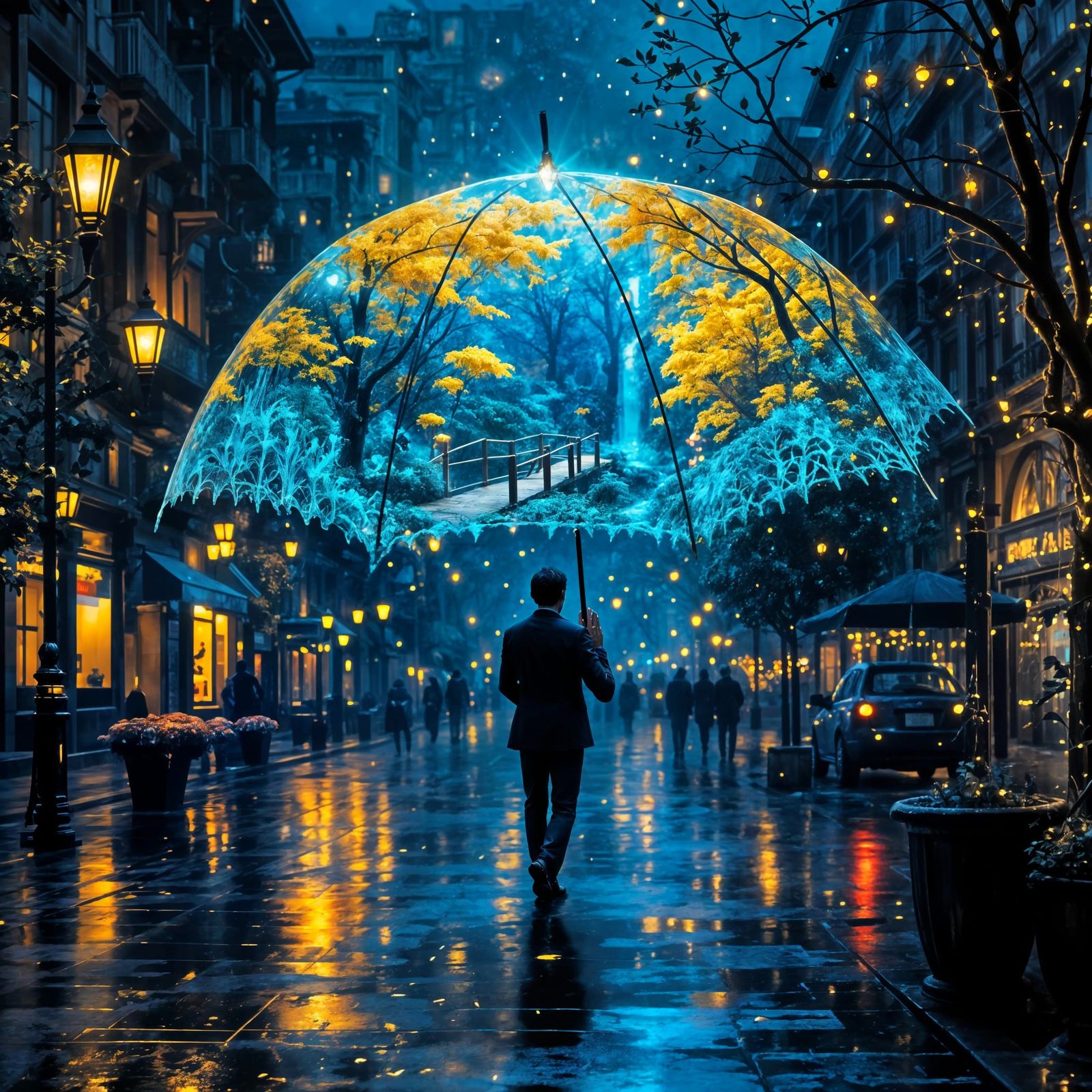 Magical umbrella