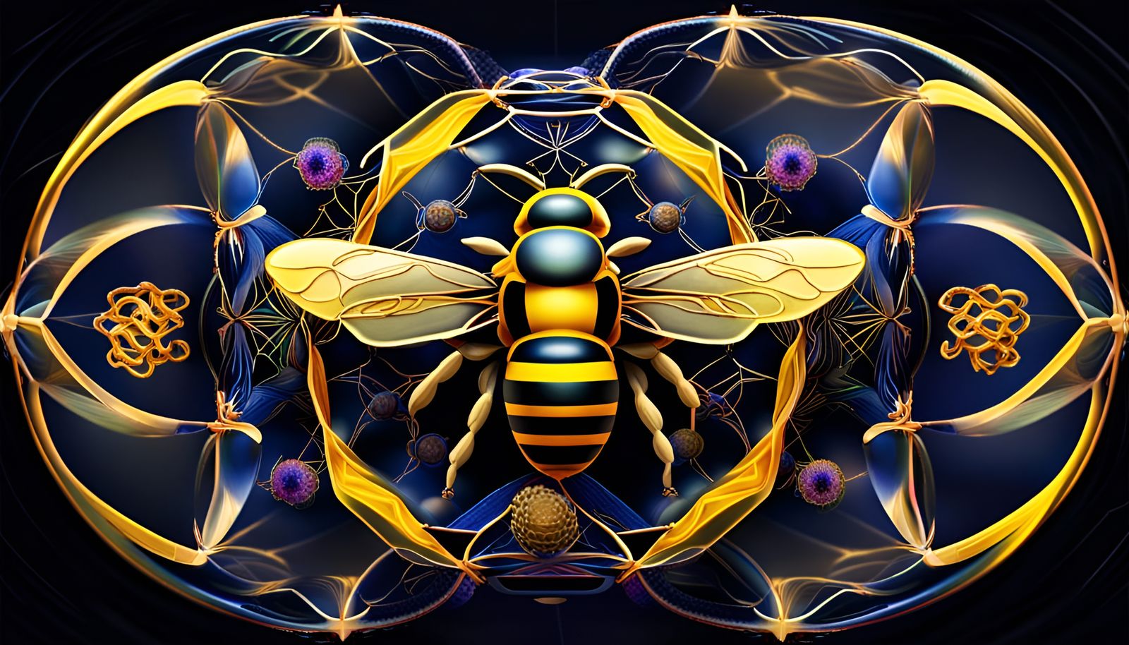 Quantum Bee: Vivid Toroidal Field Visualization