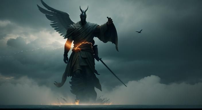 God of Wind Cinematic Film Still