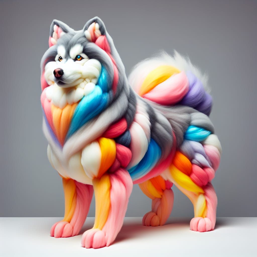 Candy Floss Husky