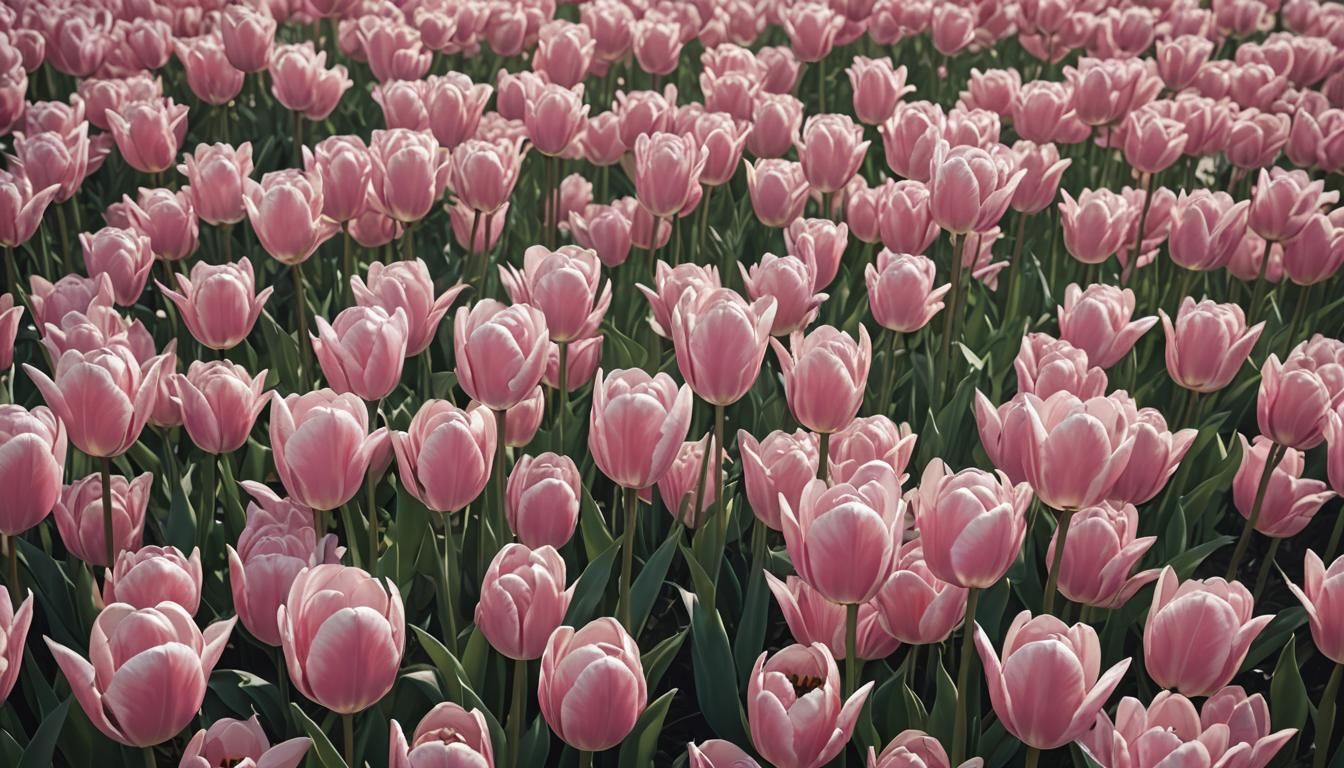 Anime Style 3D Tulip Inspired by WLOP