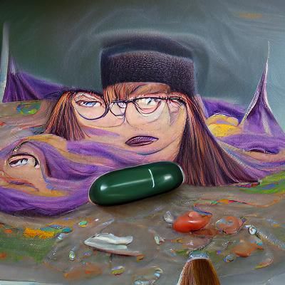 Hyperrealistic Portrait of Daria, Euphoric Expression