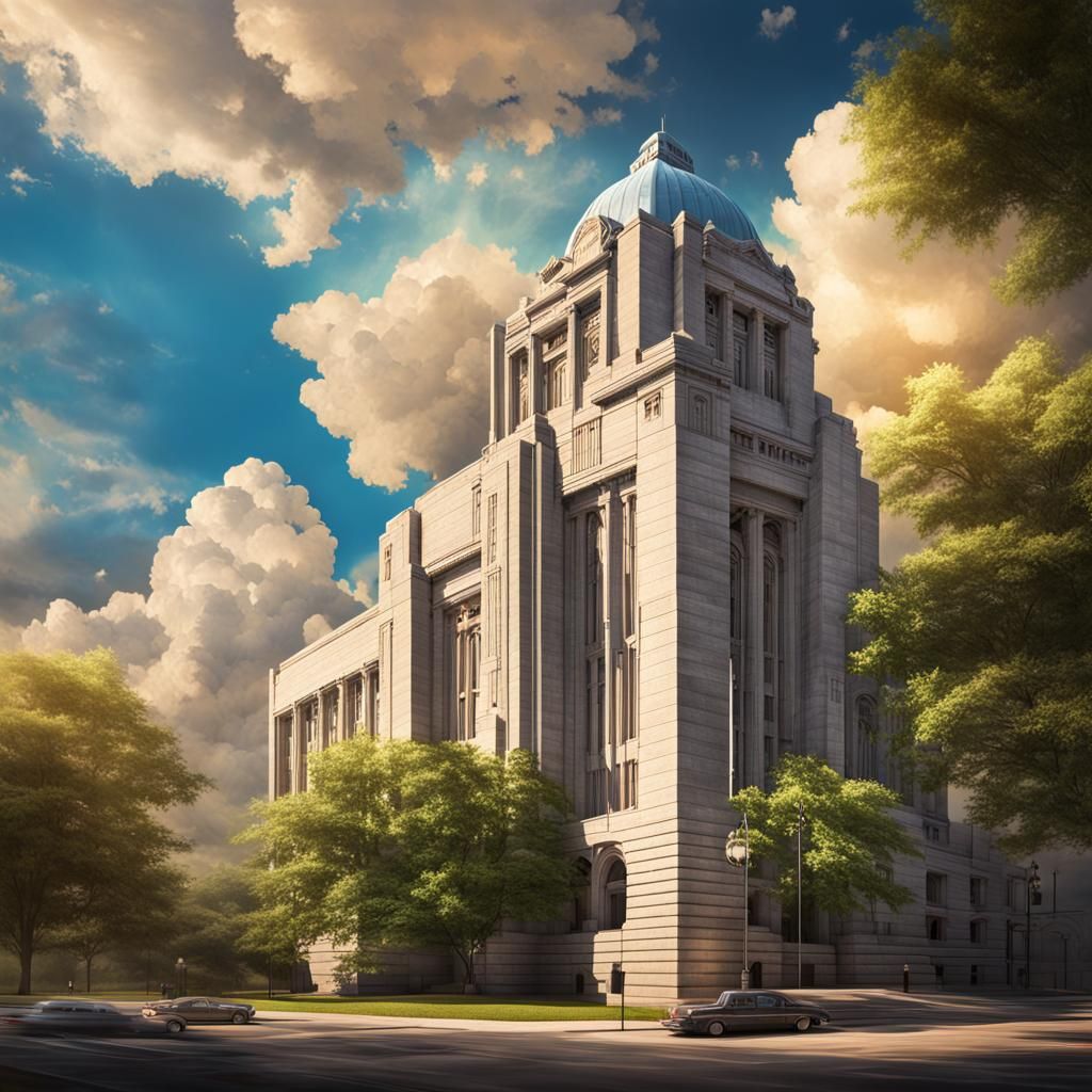 Art deco courthouse