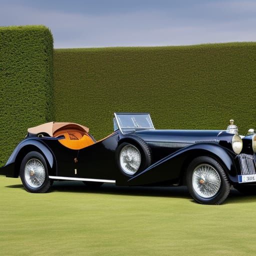 1938 Lagonda V12 Rapide in Art Deco Style