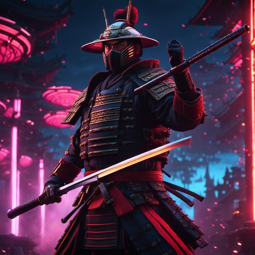 Shogun Warrior with Shotgun and Katana