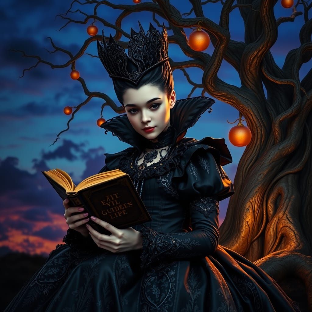 Victorian Evil Queen Contemplating Destiny