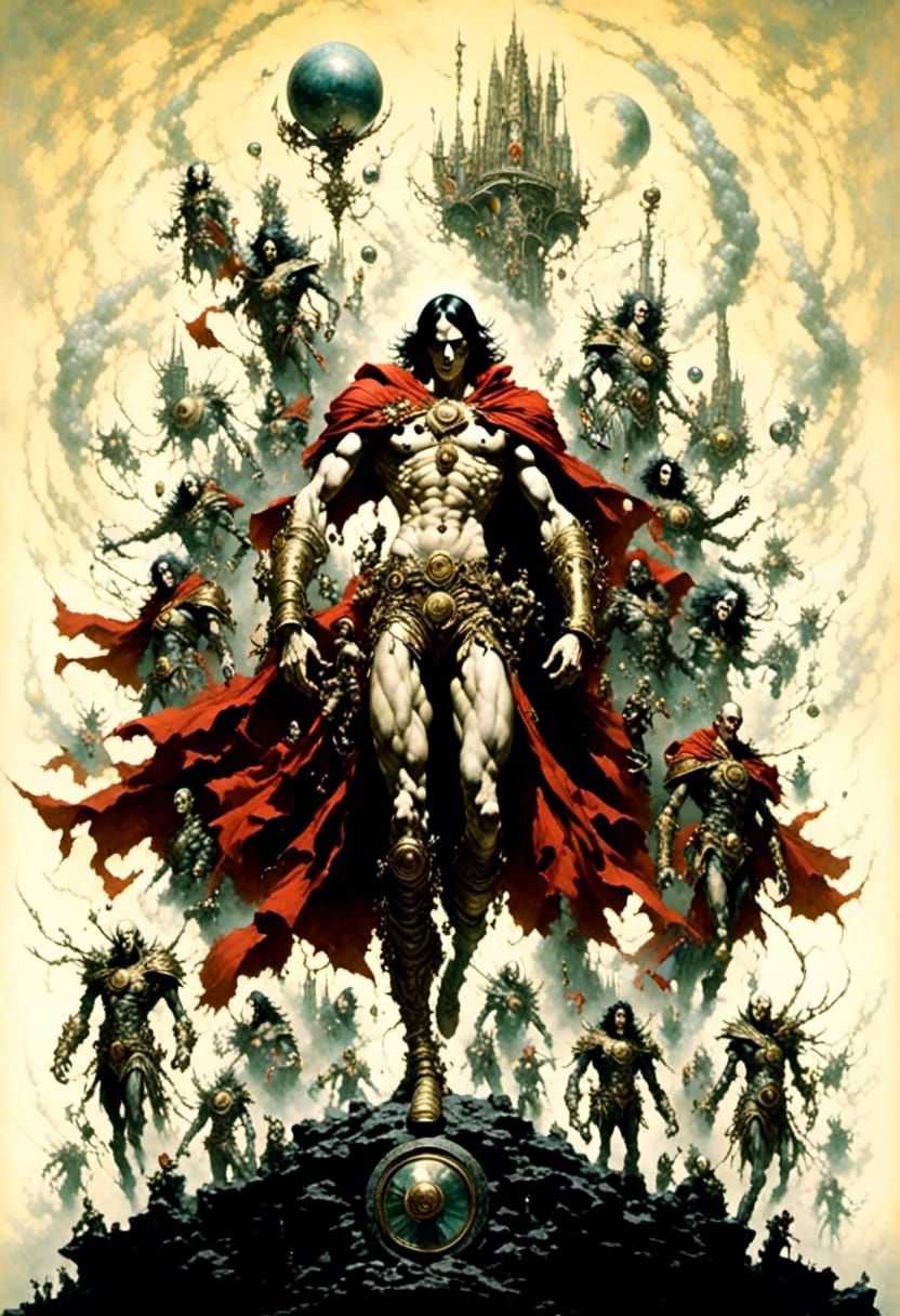 Heroic Figure Rendered with Custom LoRA Model