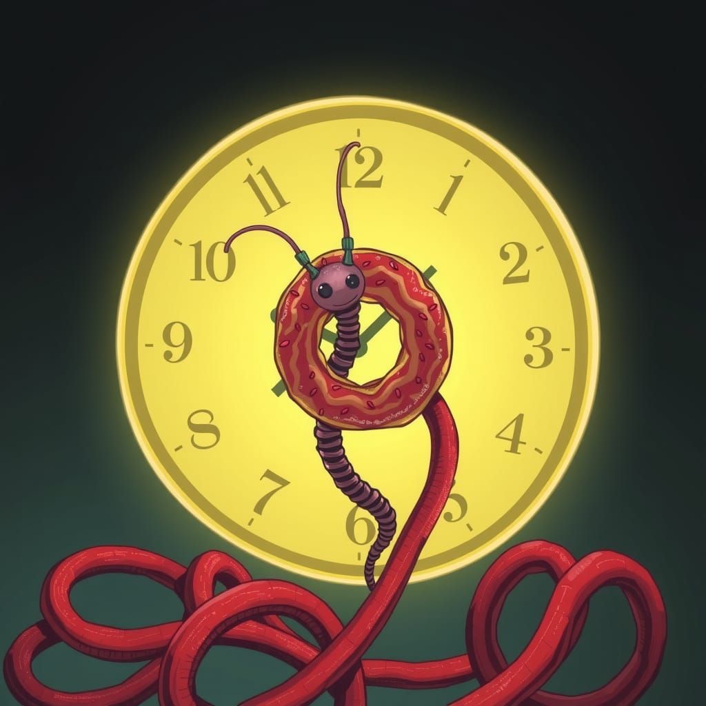 Neurotic parasite recognizes the meaning of time