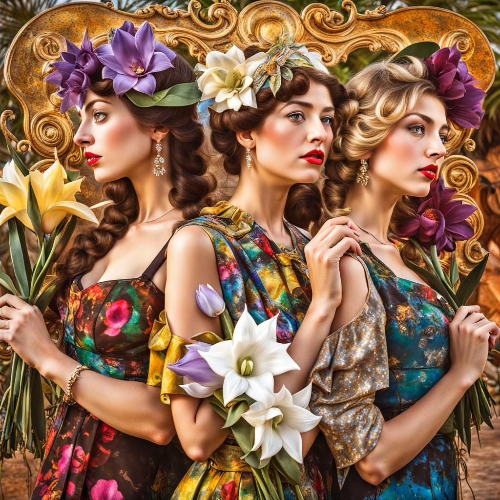 Ethereal Three Graces: Professional Photography